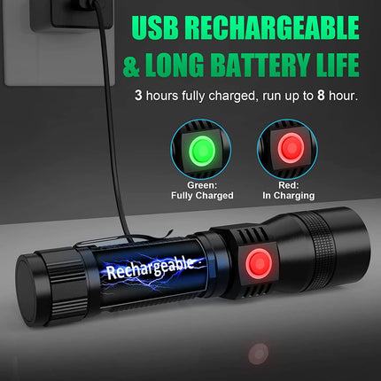 Solar Powered  Outdoor Flashlight