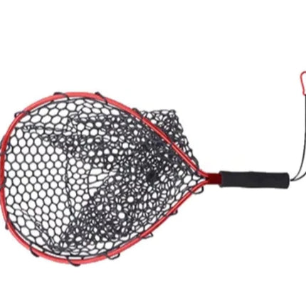 57cm Kayak Landing Net with Leash - Red
