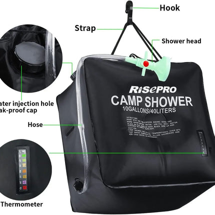 Solar Camping Shower 40 litres