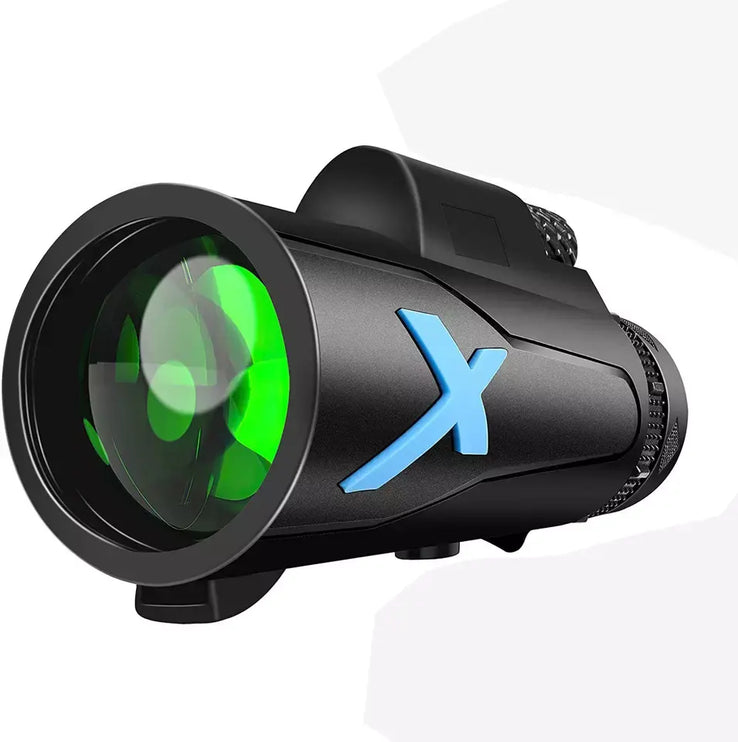 HD High Powered BAK4 Prism 12X50 Monocular Telescope for Smartphone