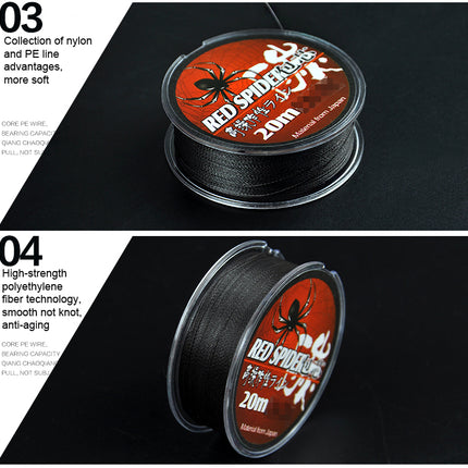 50LB Stainless Steel Wire Pe Braided Fishing Line 20M