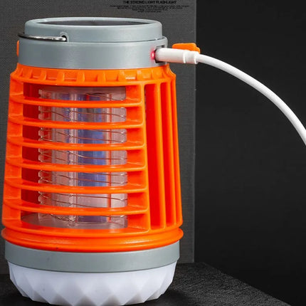 Solar Powered  Rechargeable 3 in 1 Mosquito Zapper - Lantern & Torch