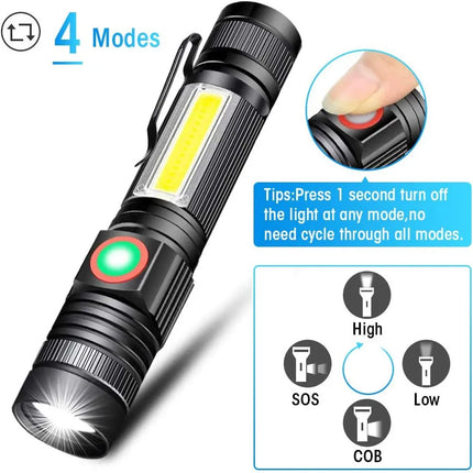 Solar Powered  Outdoor Flashlight