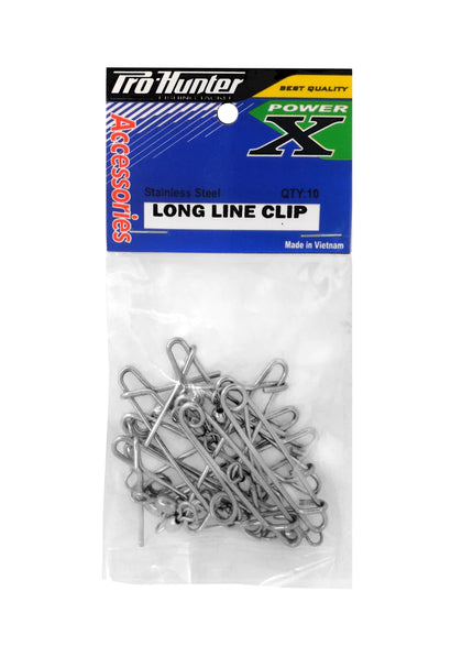 Pro Hunter Long Line Clips ( pack of 10)