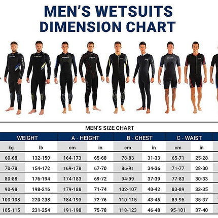 Cressi Facile 7mm Semi-Dry Wetsuit