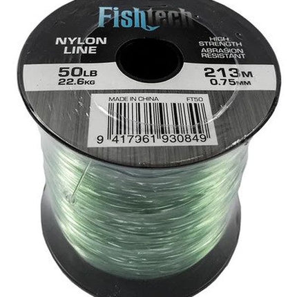 Nylon Fishing Line - 50LB - 213m Rolls