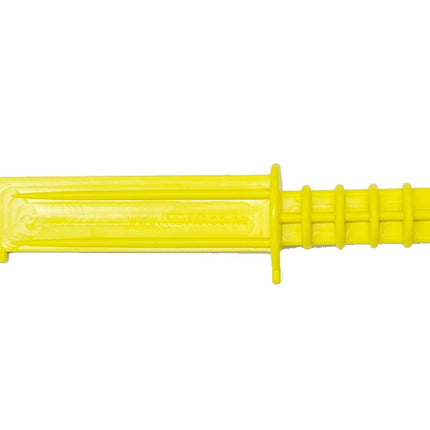 Paua Removal Tool  and Measure - Yellow