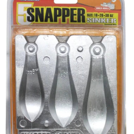 Giant Reef Sinker Mould Combo 16oz 20oz and 30oz = Pro Hunter